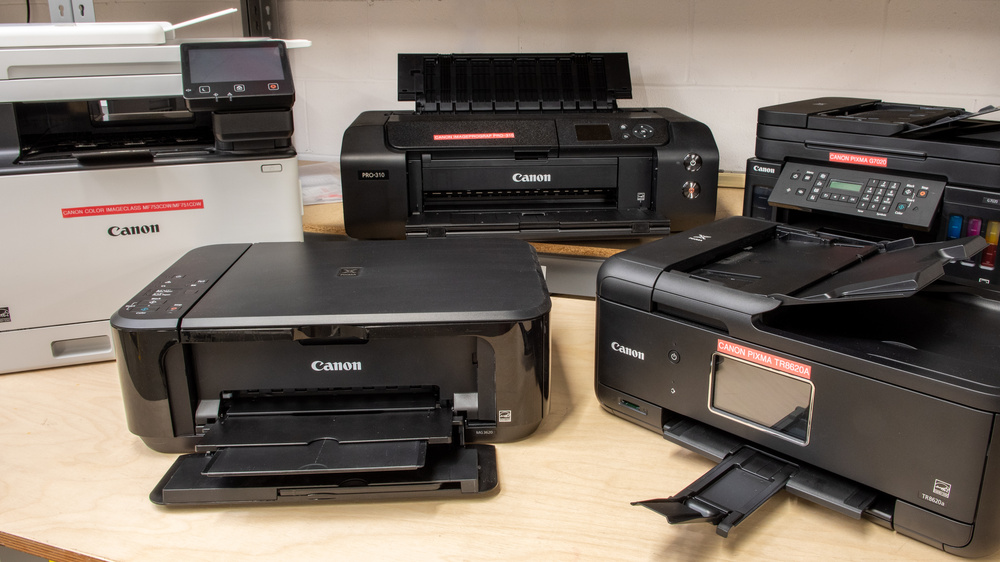 Selection of Canon printers